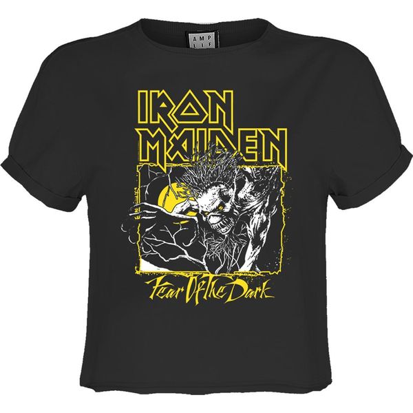Amplified - Top Corto Da Donna GD3027 (Xxl) (Charcoal/Yellow)-image