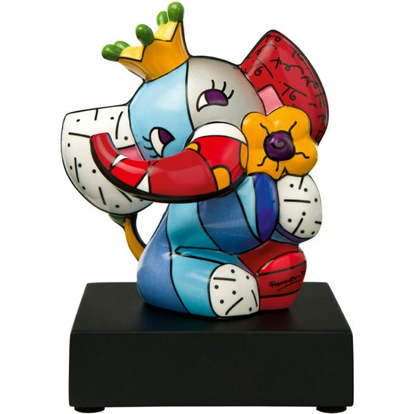 Sammelfigur Goebel "Spring Elephant", Bunt, B:6Cm H:13,5Cm T:10Cm, Holzwerkstoff, Porzellan, Dekofiguren-image