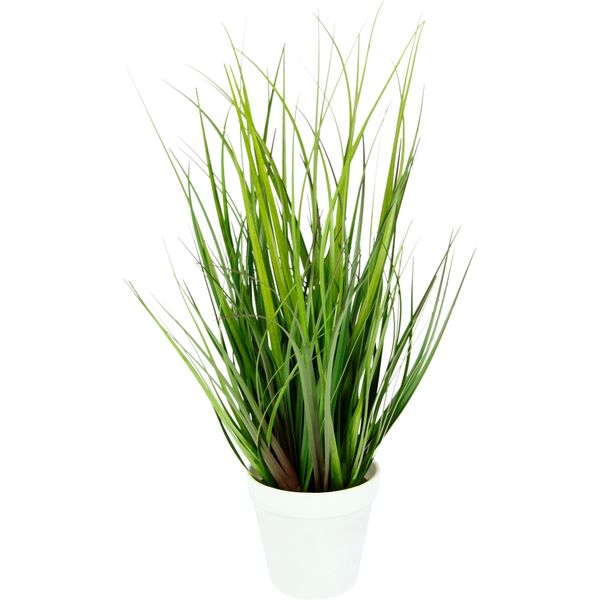Kunstpflanze I.Ge.A. "Grasbusch", GrüN, B:20Cm H:43Cm L:20Cm, Obermaterial: 100% Kunststoff, Kunstpflanzen, Kunstpflanze, Kunstgras-image