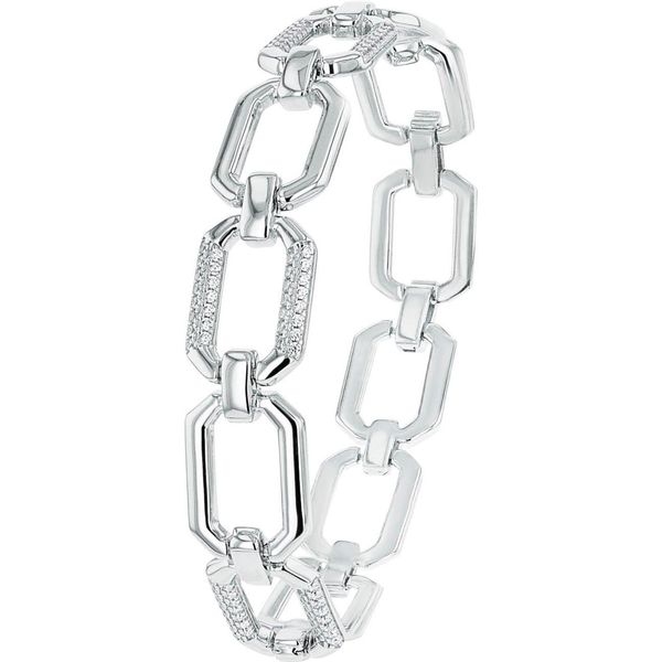 Armband Joop "2038943", Silber (Silberfarben, Kristallweiß, Kristallweiß), ArmbäNder, Damen, 19Cm, Silber 925 (Sterlingsilber), Armband, Mit Zirkonia (Synth.)-image