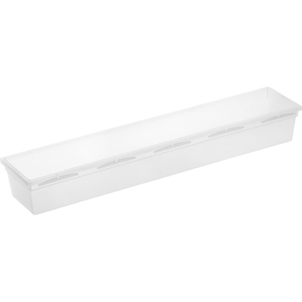 Rotho Basic Modulare Ordnungsbox 38X8 Cm FüR Schubladen, Kunststoff (Pp) Bpa-Frei, Trasparente, (38,0 X 8,0 X 5,0 Cm)-image