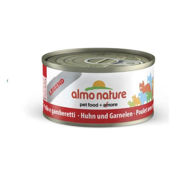 Almo Nature Legend - Pollo E Gamberetti 70G-image