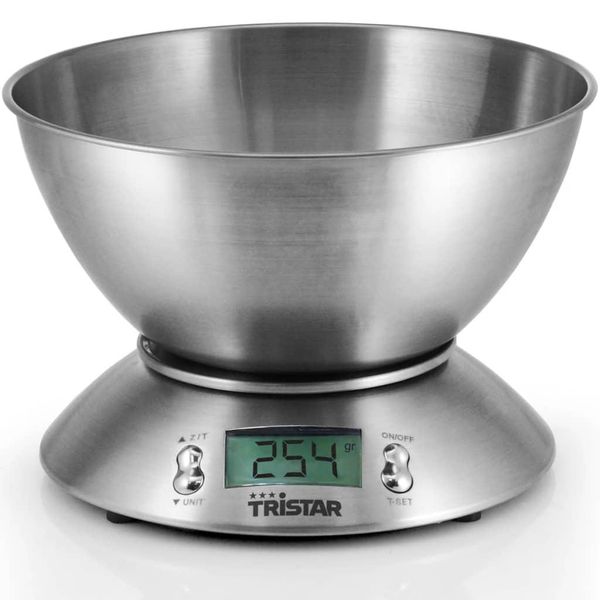 Bilancia Da Cucina In Acciaio Inox Con Ciotola-image