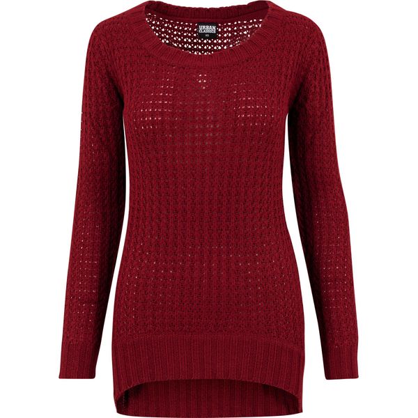Urban Classics Donna Maglione Lungo A Collo Largo Bordeaux - S-image
