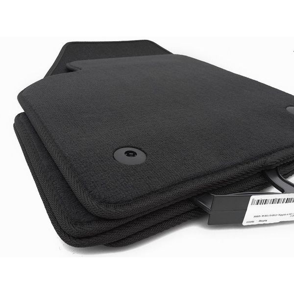 Tappetini Per Volvo V60 (Dal 2010-2018) & Cross Country Tappetini Per Auto In Velours Di Qualità Originale In 4 Pezzi Neri-image