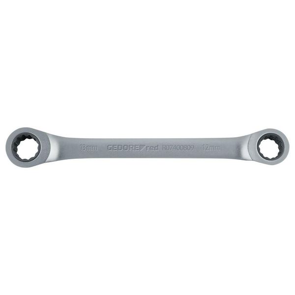 Gedore Red R07401213 Chiave A Cricchetto A Doppio Anello Diritta Sw12X13 Mm, 3300894-image