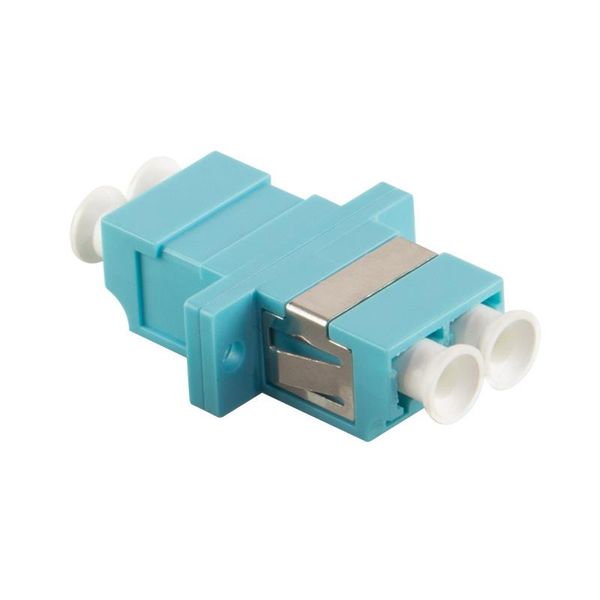 Accoppiatore Duplex Lc/Lc In Fibra Ottica Logilink Multimodale Con Flangia Aqua (Sfuso)-image