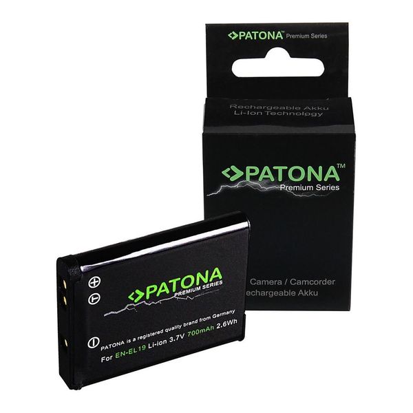 Batteria Premium Compatibile Con Nikon EN-EL19 Coolpix S2500 S3100 S4100-image