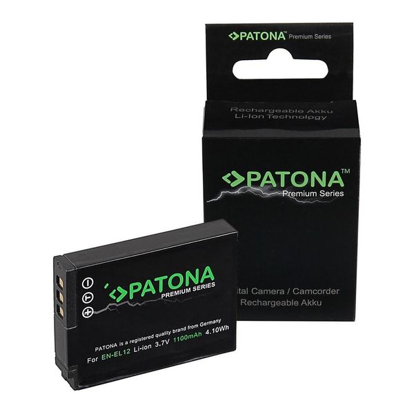 Batteria Premium Compatibile Con Nikon EN-EL12 Coolpix AW100 AW110 P300-image