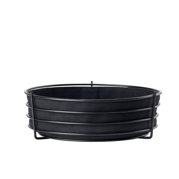 Cestino Per Il Pane Zone Denmark Singles 25,5 Cm In Metallo Nero-image