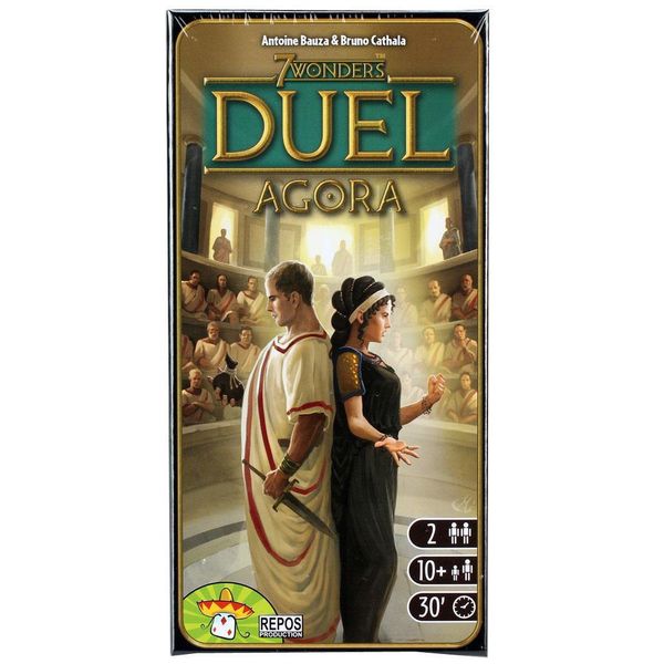 Repos Production | 7 Wonders Duel - Agora | Espansione | Gioco Di Strategia | 2 Giocatori | Età 10+ | 30+ Minuti | Tedesco-image