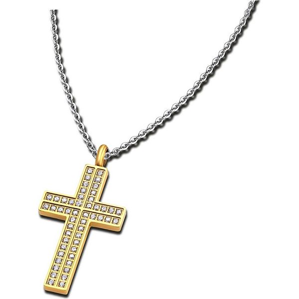 Collana Lotus Style Donna LS1676-1/2 Gioielli In Acciaio Inox Oro Argento D2JLS1676-1-2-image