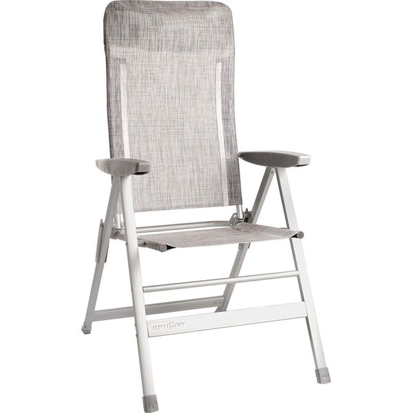 Brunner - Sedia Skye Grigia - Carico Massimo: 120 Kg - Dimensioni: 46,5 X 42 X H48/124 Cm-image