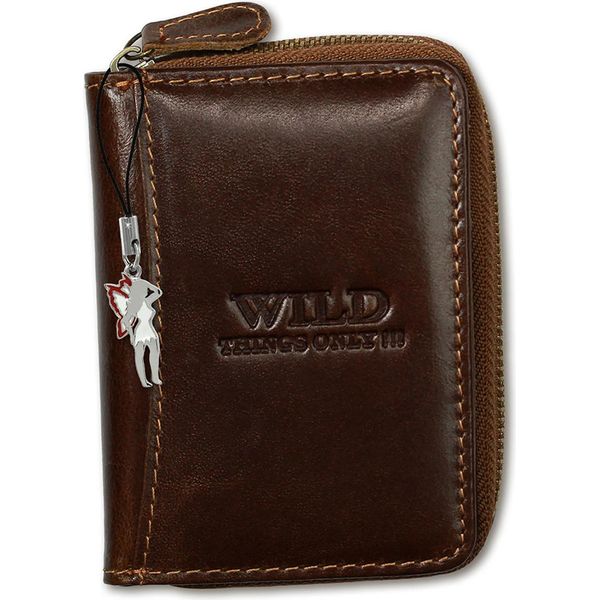 Mini Portafoglio Portafoglio Marrone Wild Things Only In Pelle D2OPJ111N-image