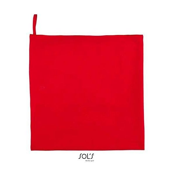 Sols 01209 | Asciugamano In Microfibra Atoll 50 / 50 X 100 Cm - Colore: Rosso - Dimensioni: 50 X 100 Cm-image