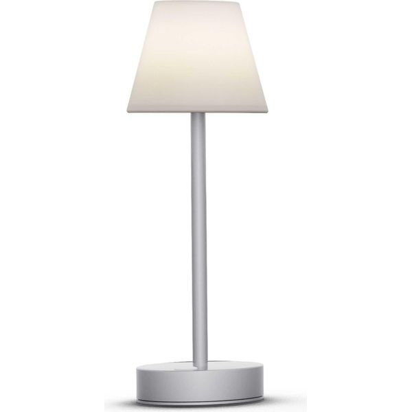 Nuova Lampada Da Tavolo Ricaricabile Garden Lola Slim 30 Space Grey-image