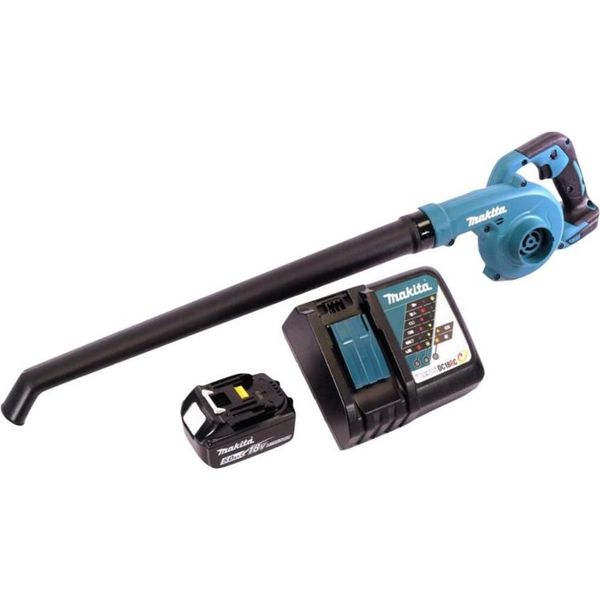 Makita Dub 186 RT1 Soffiatore A Batteria Soffiatore Per Foglie 18 V + 1X Batteria 5,0 Ah + Caricabatterie-image