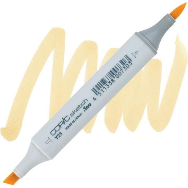 Copic Sketch Pennello E Scalpello Bifacciale, Y23 Beige Giallastro-image