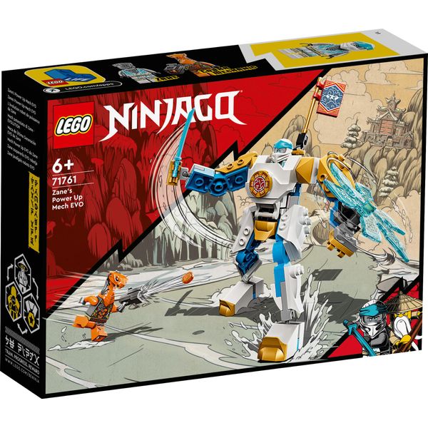 Lego 71761 Ninjago Zane's Power-Up Mech Evo, Giocattolo Per Adulti Dai 6 Anni In Su Con Action Figure Ninja E Serpente-image