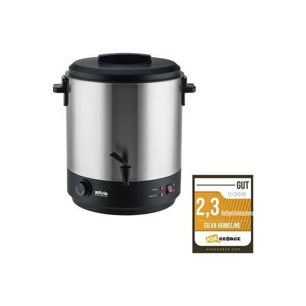 Scaldabevande In Acciaio Inox, Spazzolato, Capacità: 30 Litri-image