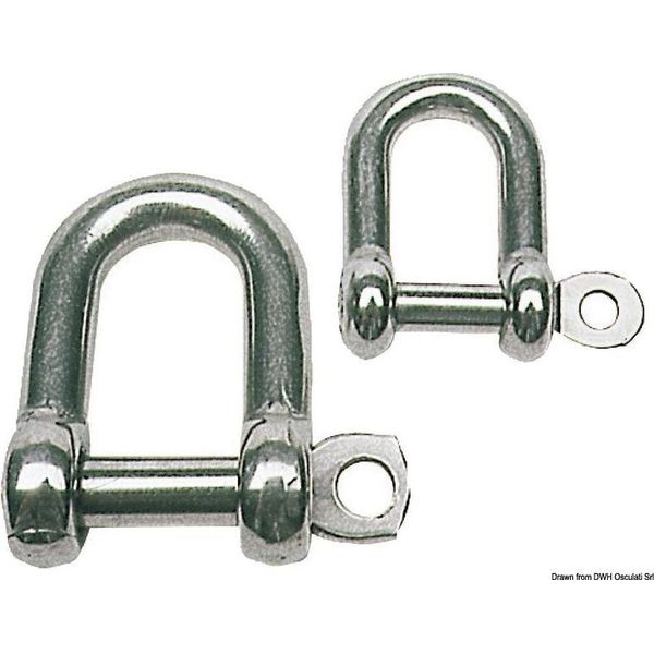 Grillo A D In Acciaio Inox Lucidato Aisi 316, 6 Mm, Osculati 08.321.06-image