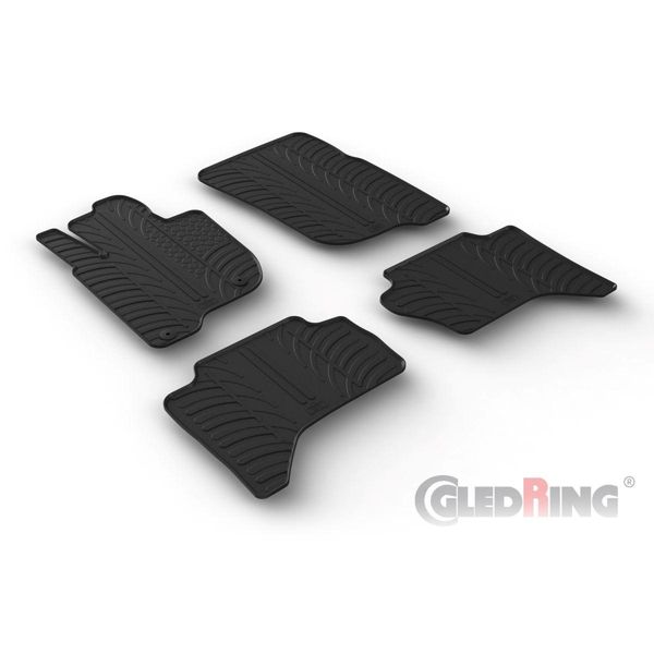 Tappetini In Gomma Per Auto Mitsubishi L200 2015--image