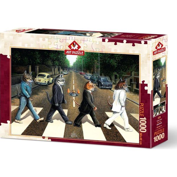 Art Puzzle Puzzle Tabby Road 1000 Teile-image