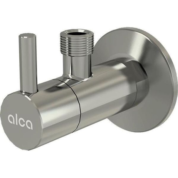 Alcadrain Eckventil Mit Einem Filter 1/2"×3/8"", Nickel-Glanz"-image