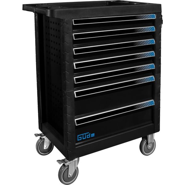 GÜDe Gw 7 Carrello Per Officina Carrello Porta Attrezzi Carrello 7 Cassetti 226 Pezzi-image