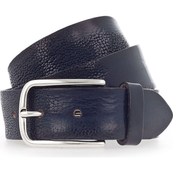 Vanzetti Pelle Cintura Genuine Beauty 35Mm Full Leather Belt W105 Navy Blu Scuro-image