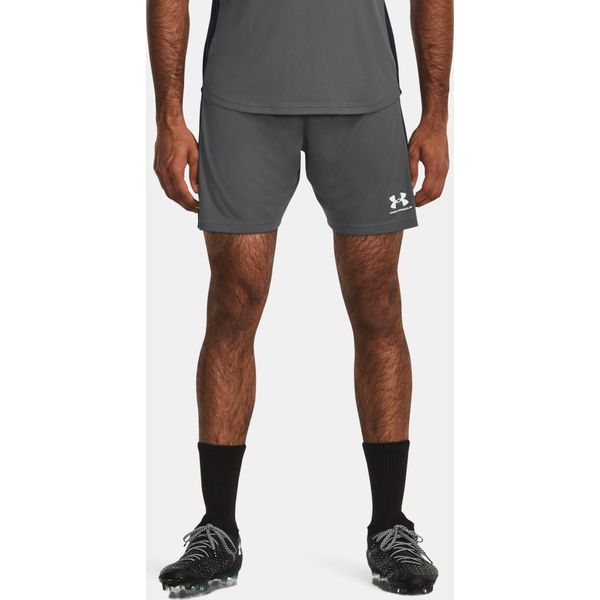 Pantaloncini Under Armour Challenger Knit Uomo - Pantaloncini Da Calcio - 1379507, Colore: Grigio Scuro, Tessile: S-image