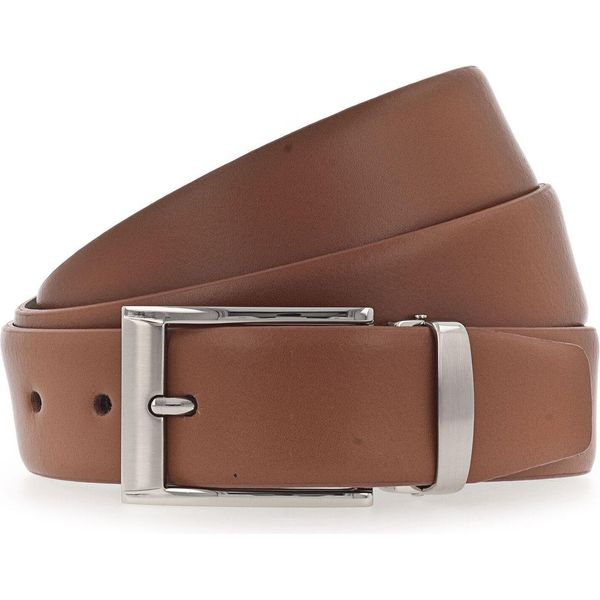 Vanzetti Pelle Cintura Dresscode: Business 35Mm Cambered Belt W115 Cognac Marrone-image