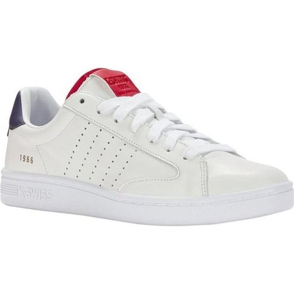 K-Swiss Lozan Klub Scarpa Sportiva Da Uomo Con Lacci In Bianco, Numero 7-image