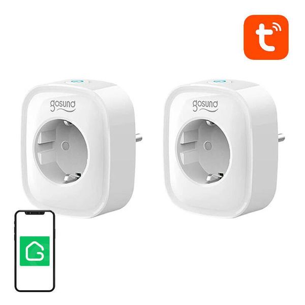 Presa Wifi Intelligente Gosund Sp1, 2 Pezzi (Confezione Da Due), 16A, Tuya-image