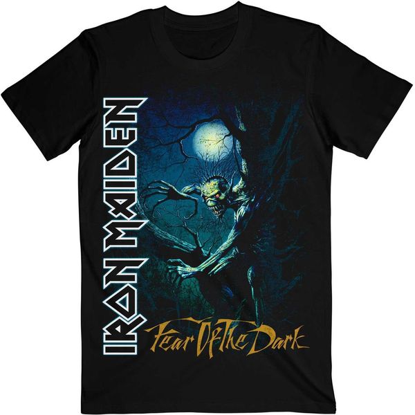 Iron Maiden - Maglietta "Fear Of The Dark Tree Sprite"" Per Uomo/Donna Unisex RO478 (Xl) (Nero)"-image