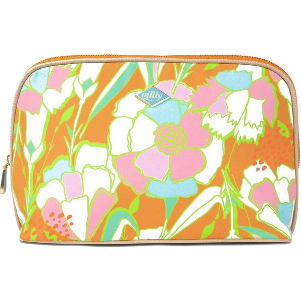 Oilily Borsa Da Toilette Chiara Cosmetic Bag Carnation Sudan Brown Colorato-image