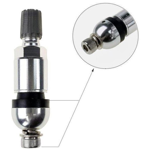 4X Valvola Stix Per Sensore Pressione Pneumatici Beru, Vdo, Pacific, Alligator Sensit, Huf Intellisensor, Tpms-image