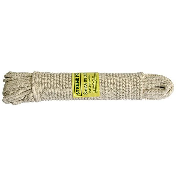 Stendibiancheria Cloth-Line, L-20 M/4 Mm, Cotone, Bianco-image