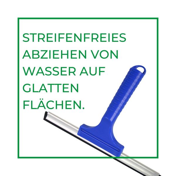 Novaliv Tergivetro 35 Cm Striscia In Alluminio Con Labbro In Gomma Per Una Pulizia Senza Sbavature Detergente Per Finestre Blu Detergente Per Finestre Detergente Per Finestre Detergente Per Finestre Detergente Per Finestre Spazzola Per Docce-image