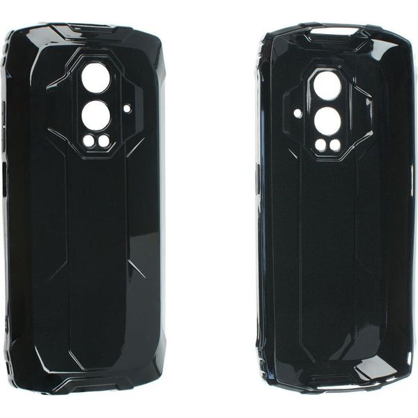 Caseroxx Custodia Protettiva In Tpu Compatibile Con Blackview BV9300, Custodia In Gomma Per Cellulare Nera-image