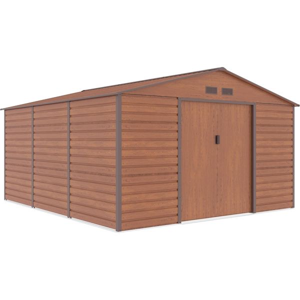 Casetta Da Giardino G21 Gah 1085 - 340 X 319 Cm, Marrone-image