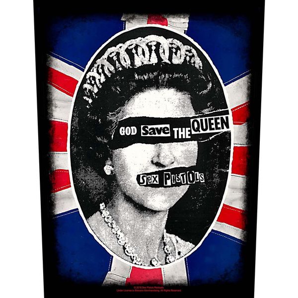 Sex Pistols - Toppa "God Save The Queen"" RO2599 (Taglia Unica) (Blu/Nero)"-image