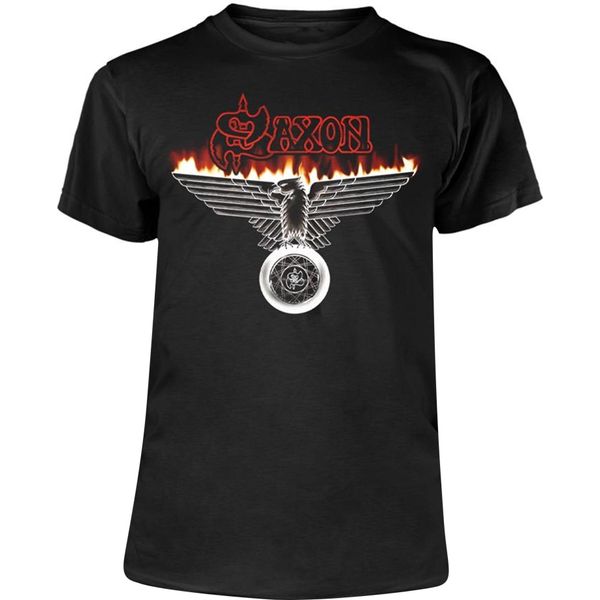 Saxon - Maglietta "Wheels Of Steel"" Per Uomo/Donna Unisex PH1182 (L) (Nero)"-image