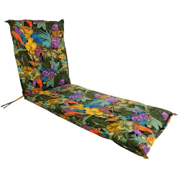 Cuscino Per Sdraio "Amazonas"" - 190 X 60 Cm - Cuscino Universale Per Sdraio Da Giardino"-image