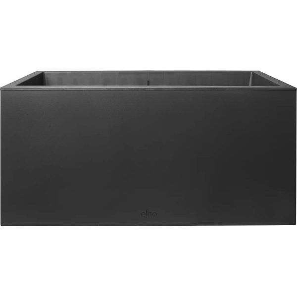 Vaso Per Piante Elho Nero Ø 78 Cm Plastica Rettangolare Moderno-image