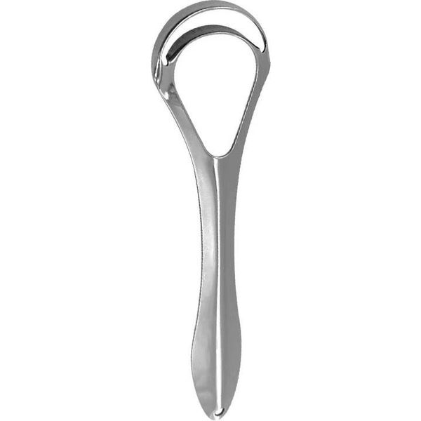 Inf Raschietto Per Lingua In Acciaio Inox Argento-image