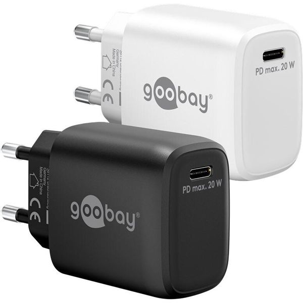 Goobay 65406 Caricabatterie Per Dispositivi Mobili Cuffie, Laptop, Smartphone Bianco Ac Indoor-image