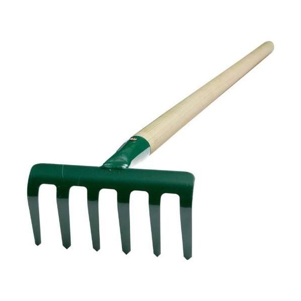 Rastrello, 6 Denti, Con Manico 100 Cm, Fed-image