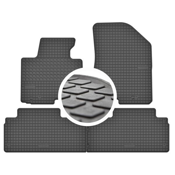 Tappetini Auto In Gomma Per Kia Carens Iii (2013-2020)-image
