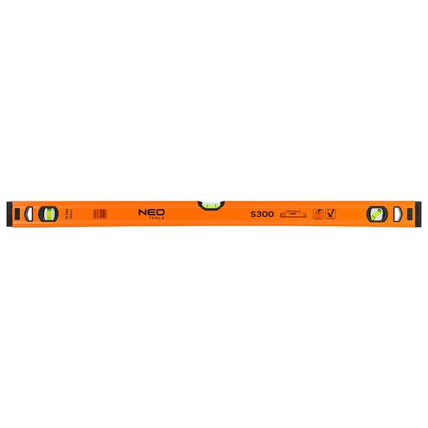 Neo Tools Livella In Alluminio, Fiala Protetta, Precisione M | Livella In Alluminio | 80 Cm-image